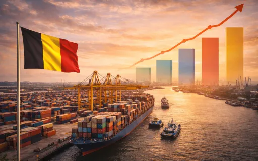 Belgiens Wirtschaftswachstum dürfte Anfang 2026 leicht anziehen