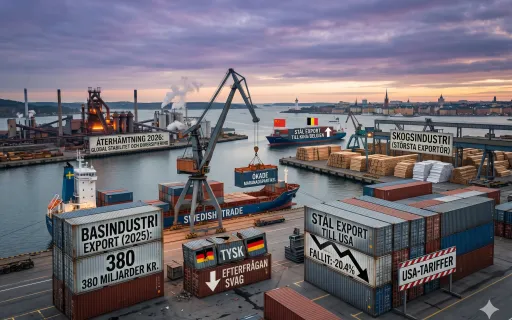 Sweden’s Base Industry Exports Face New Headwinds in 2025