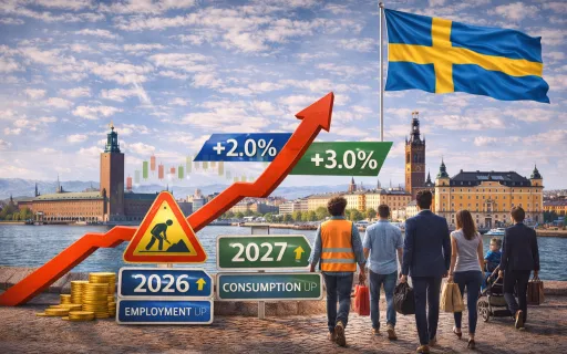 A svéd gazdaság világos fellendülési jeleket mutat 2026-ban