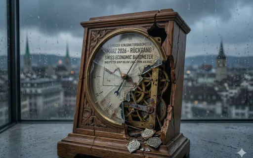 3月KOF晴雨表下滑，瑞士经济前景走弱